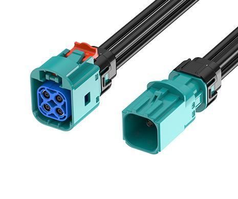 RF-Kabelkonfektionierung - FR-1J1P-100Z05W - ATTEND Technology Inc. - mini FAKRA / wasserdicht