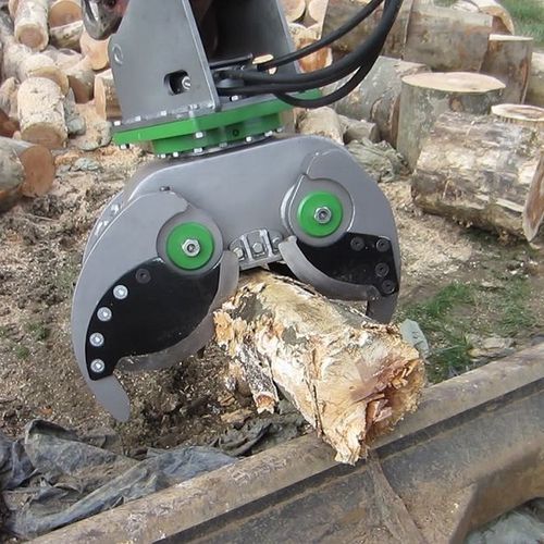 Abbruchgreifer - Modularis Drive - hydraulisch / Holz / für Bagger
