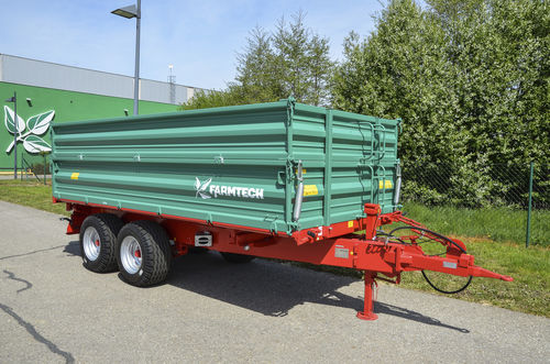 Baumaschinentransporter-Anhänger - TDK 800	 - Farmtech - Plattform / Profil / 2-Achsen