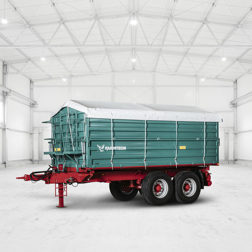 Baumaschinentransporter-Anhänger - TDK 1800	 - Farmtech - Plattform / für Waren / Tandem