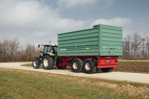 Baumaschinentransporter-Anhänger - TDK 2000 - Farmtech - Plattform / Profil / Tandem