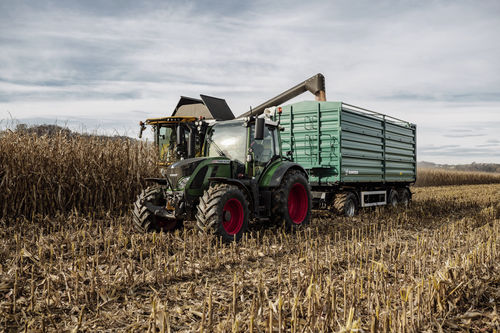 Profil-Anhänger - DDK 2400 - Farmtech - für Felge / 3-Achsen / für Materialumschlag
