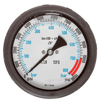 Rohrfedermanometer - RKG-100 - HYTORC-TECHNOLOGIES GMBH - absolut / analog / mit Zifferblatt-Anzeige