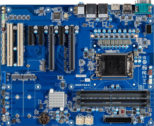 ATX-Mainboard - ATX-Q670A - GIGAIPC - Intel® Celeron® / Intel® Pentium / Intel® Core i5