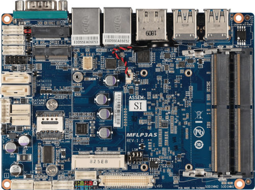 Mainboard / 3.5" SubCompact - QBiP-7100AT - GIGAIPC - Dual-Core / Intel® Core™ i3-7100U / Intel®