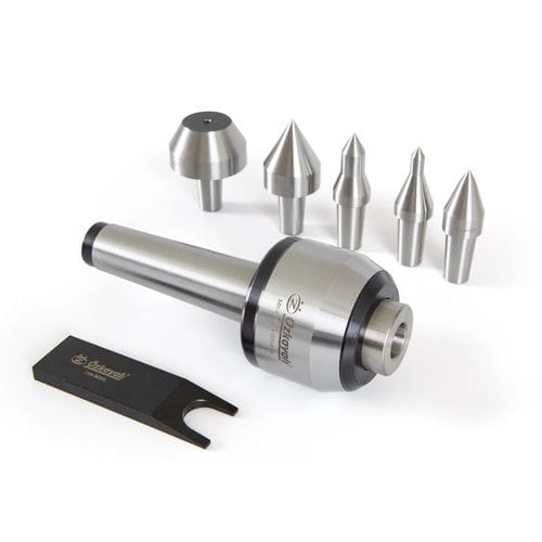 Rotierende Zentrierspitze - C series - Ozkayali Workholding and Spanntechnik - mit Morsekegelschaft / für CNC-Drehmaschinen / Stahl