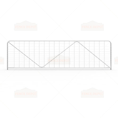 Horizontaler Tor - FDF206003 - Fence Depot - galvanisiertem Stahl / Netz