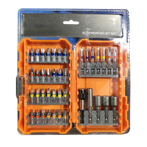 Schrauberbit-Set / für Sechskantschraube - 40 series - Suqian ARES Tools Co., Ltd. - Kunststoff / Magnet