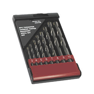 Vollmetall-Bohrerset - 7010200 series - Suqian ARES Tools Co., Ltd. - Beton / Hartmetall / Geometrie