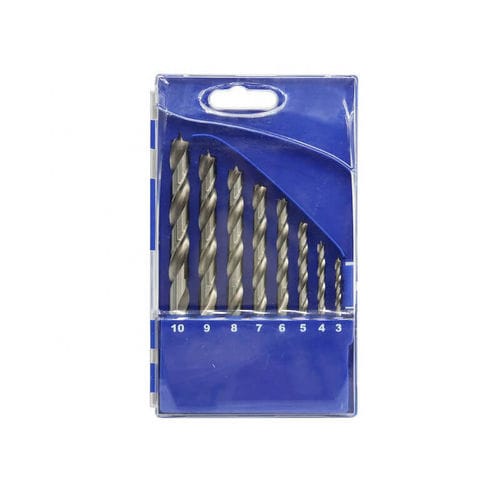 Bohrerset für Holz - 803040 series - Suqian ARES Tools Co., Ltd. - HSS / mit überzogener Spitze / Spiral