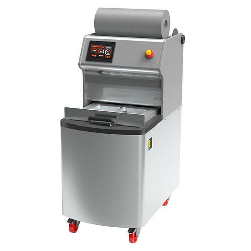 Halbautomatischer Schalensiegler - MIZAR FCH-80 - Tesmit - linear / für die Lebensmittelindustrie