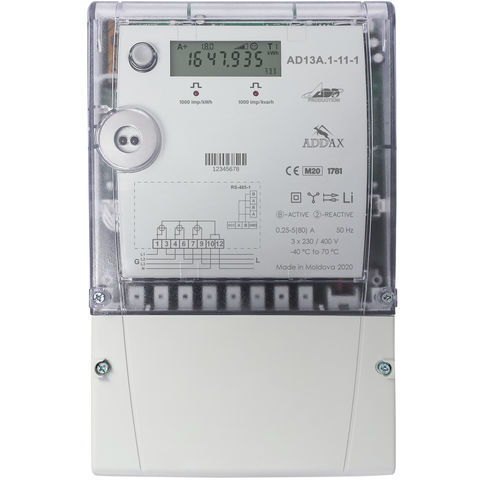 Drehstromzähler - AD13A.1-11-1 - ADD Grup - für DIN-Schiene / RS-485 / 50 Hz