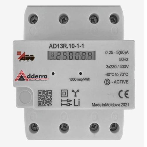 Drehstromzähler - AD13R.10-1-1 - ADD Grup - für DIN-Schiene / mit LCD-Display / smart