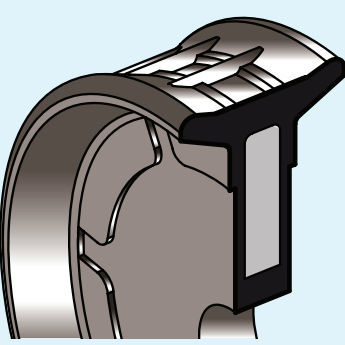 Lippendichtung - MPP  - ARTIC SEALS - Stahl / NBR / aus FKM