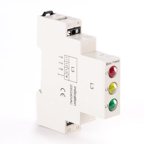Permanent-Leuchtmelder - VTM230ACRGY - ZELEC - LED / DIN-Schiene / IEC