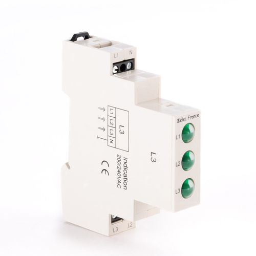 Permanent-Leuchtmelder - VTM230ACGGG - ZELEC - LED / DIN-Schiene / IEC