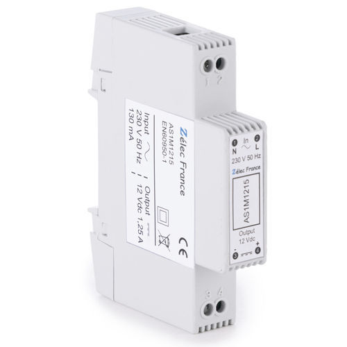 Schaltnetzteil - AS1M1215 - ZELEC - für DIN-Schiene / AC/DC / stabilisiert