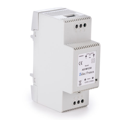 Schaltnetzteil - AS1M1230 - ZELEC - für DIN-Schiene / AC/DC / stabilisiert