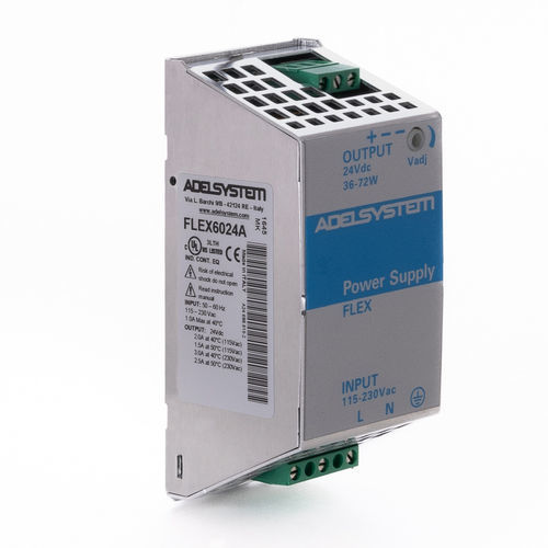 Stabilisierte Stromversorgung - FLEX6024A - ZELEC - für DIN-Schiene / AC/DC / einphasig