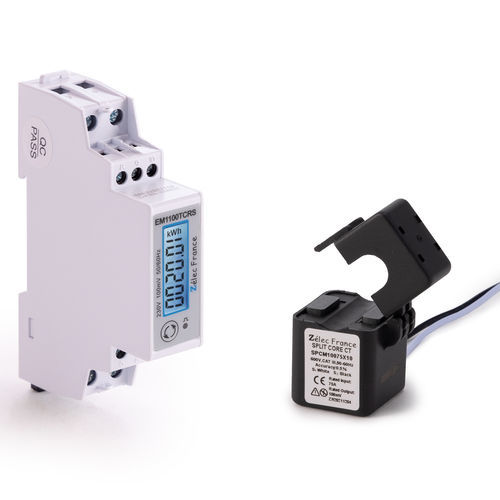 Drehstromzähler - EM1100TCRS - ZELEC - einphasig / für DIN-Schiene / RS-485