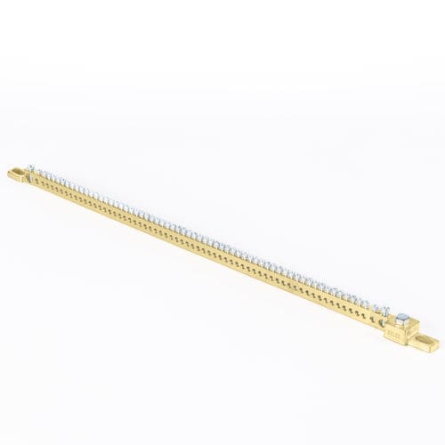 Erdungssammelschiene - BDT65 - ZELEC - Messing / galvanisiertem Stahl / für Verteilung