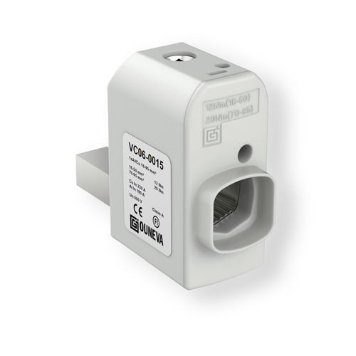 Einpoliger Klemmenblock - VC06-0015 - ZELEC - steckbar / Schraubanschluss / Standard