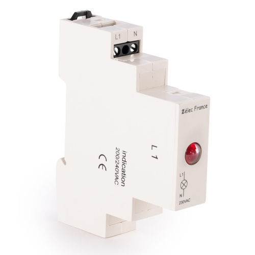 Permanent-Leuchtmelder - VLM230ACR - ZELEC - LED / DIN-Schiene / IEC