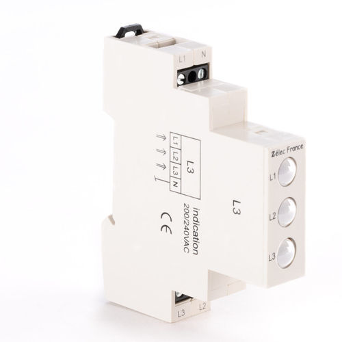 Permanent-Leuchtmelder - VTM230ACWWW - ZELEC - LED / DIN-Schiene / IEC