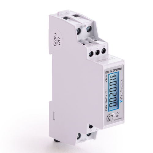 Drehstromzähler - EM140PURS - ZELEC - einphasig / für DIN-Schiene / RS-485