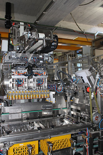 Pick-and-Place-Kartonpacker - Technica International - automatisch / Flaschen / Flasche