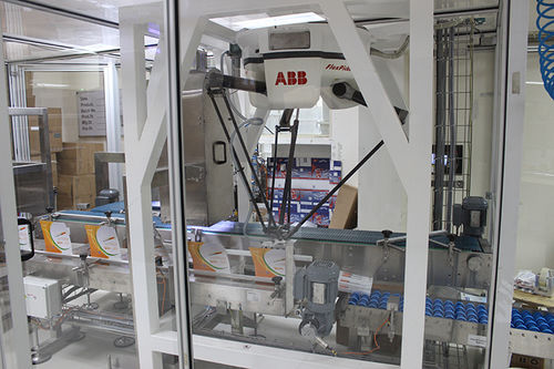 Roboter-Verpackungsmaschine - Technica International - mit Förderer