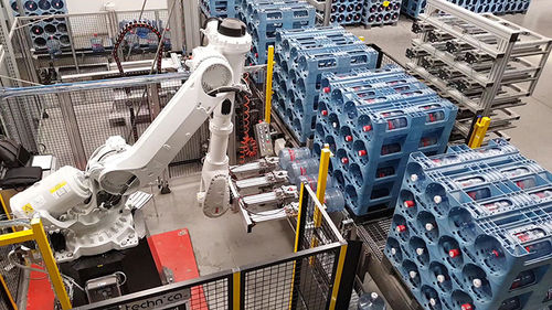 Zahnstange-Entladestation - Technica International - für Schwerlastanwendungen / Flaschen / Roboter