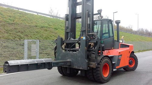 Schwenkkran für Gabelstapler - T183 series - KAUP GmbH & Co.KG - 180° / mechanisch / hydraulisch