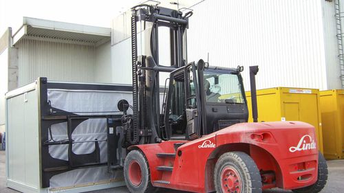 Teleskopische Traverse - T193 - KAUP GmbH & Co.KG - Einträger / für Container / vertikal