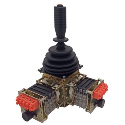 Schalter-Joystick - MJ3K - ANDIG - mit Tasten / Daumenrad / Cross Gate