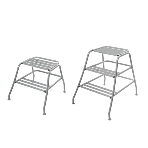 Tragbare Trittleiter - M-STC series - Matador B.V. - Aluminium / mit 2 Stufen / mit 3 Stufen