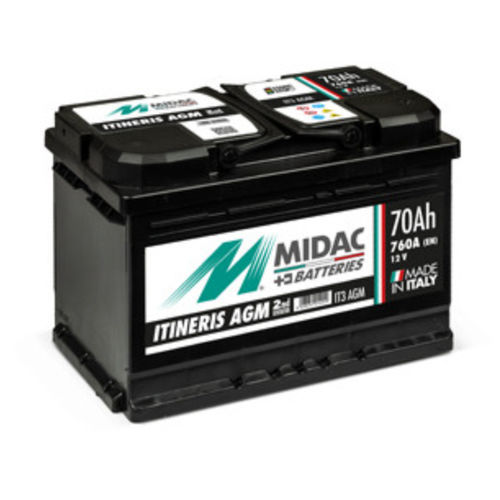 AGM-Batterie - Itineris  - MIDAC SPA - Block / 12 V / für Automobilanwendungen