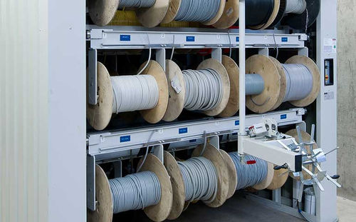 Kabeltrommel-Paternosterregal - eska Schneider Lagersysteme GmbH - horizontal / für Industrieanwendungen