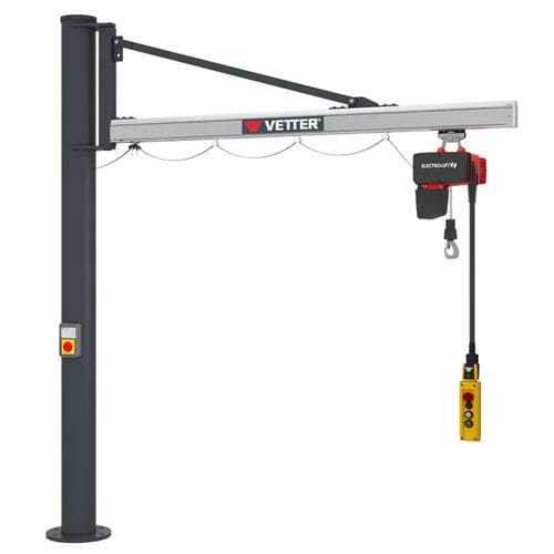 Säulenschwenkkran - US - VETTER Krantechnik GmbH - wandmontiert / 270° / ergonomisch