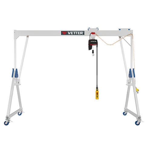 Mobiler Portalkran - ALU-PK - VETTER Krantechnik GmbH - für Werkstatt / Einträger / elektrisch