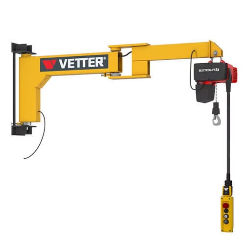 Wandschwenkkran - BW - VETTER Krantechnik GmbH - 300° / 180° / mit Gelenk