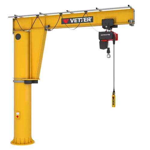 Säulenschwenkkran - M - VETTER Krantechnik GmbH - 360° / für Hubanwendungen / elektrisch