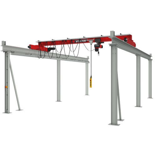 Schienenmontierter Portalkran - P500 OLYMPIA® - VETTER Krantechnik GmbH - für Werkstatt / elektrisch / Hänge