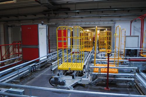 Handlingsystem für Container - Europa Systems Sp. z o.o. - automatisiert / kontinuierlich / für Transport
