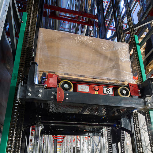 Vertikales Transfersystem - Moffett VTU™ - Moffett Automated Storage Ltd - für Paletten / automatisiert