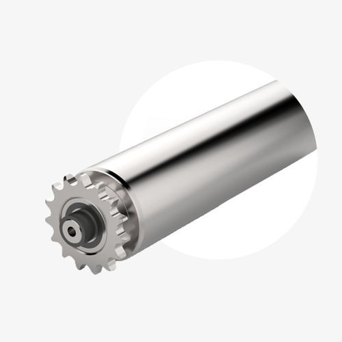 Einritzel-Antrieb-Förderrolle - E series - Euroroll GmbH - mit Kettenantrieb / Stahl / für schwere Lasten