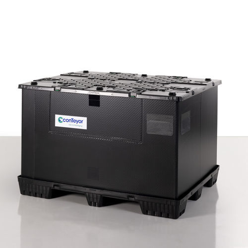 Lagercontainer - ecopack - CONTEYOR INTERNATIONAL NV - Transport / PEHD / maßgefertigt