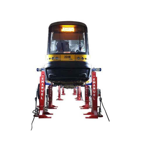 Hebesystem für Schienenfahrzeuge - SCM - Emanuel srl - elektromechanisch / Säulen / mobil