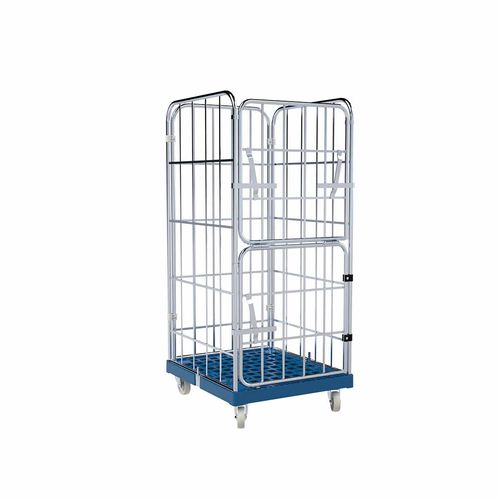 Rollcontainer für Textilien - KB4A50101460CS03101 - FEIL rolltainer GmbH - für die Lebensmittelindustrie / Fachböden / Metall