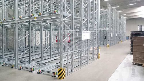 Lagerungswagen - Galler Lager- und Regaltechnik GmbH - zum Laden / Stahl / Paletten